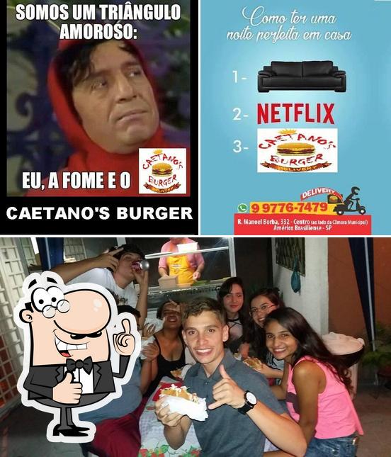 See the pic of Caetano's Burger