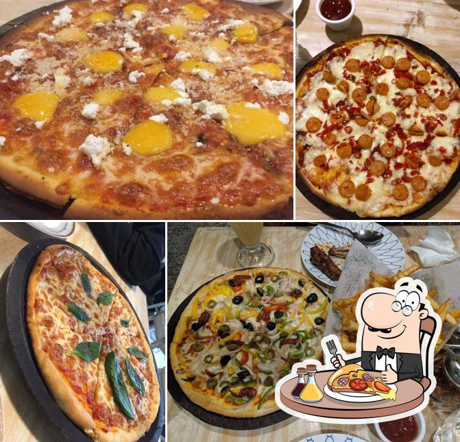 Try out pizza at Grandmama's All Day Cafe