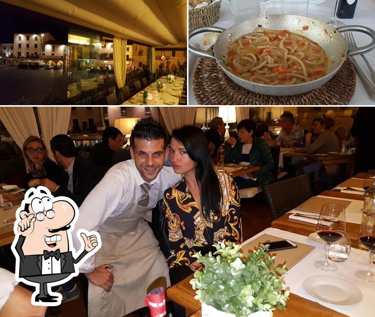 La immagine della interni e cibo di Osteria La Terrazza