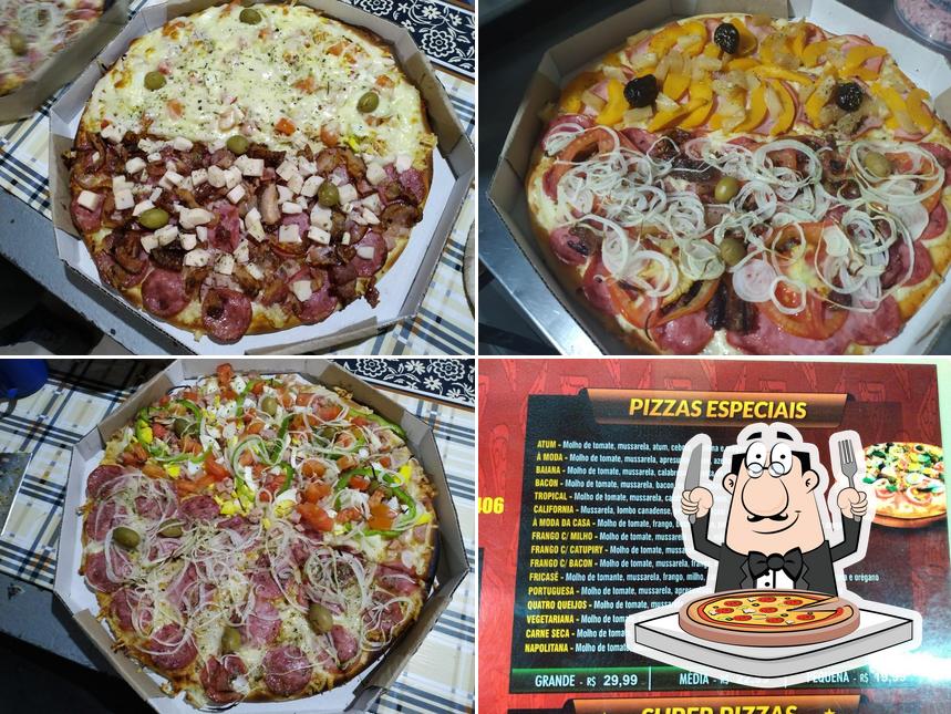 Experimente diferentes tipos de pizza