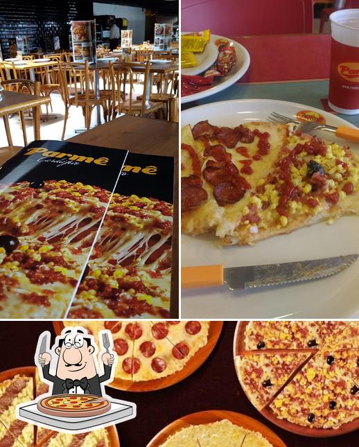 Peça pizza no Parmê