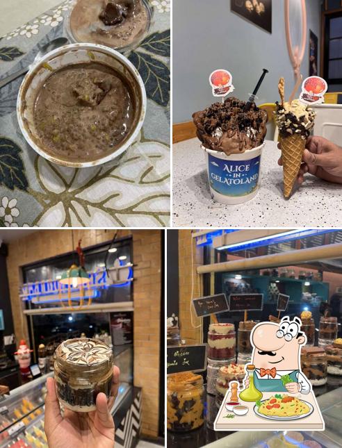 Food at Alice in Gelatoland