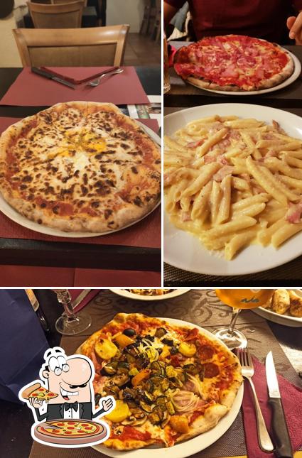 Get pizza at Il Sorriso