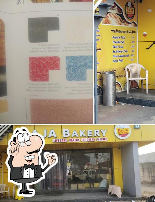 The interior of Raja Bakery-Halol