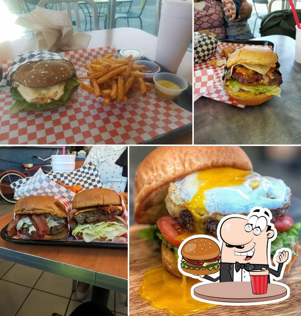 Order a burger at So-Cal Burgers