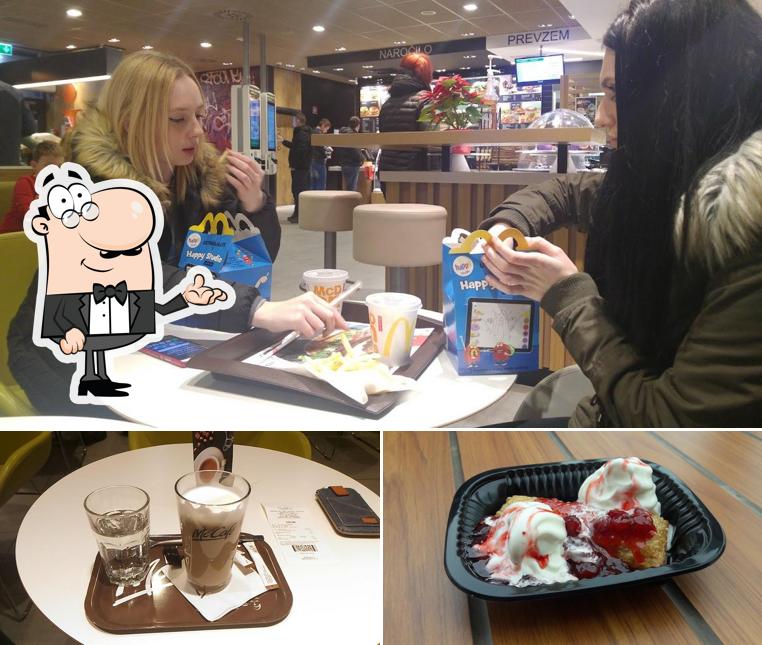 Las fotos de interior y postre en McDonald's Ptuj