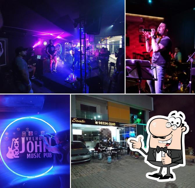 Look at the picture of Velho John Music Pub