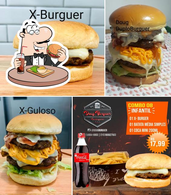 Experimente um hambúrguer no Doug Burguer