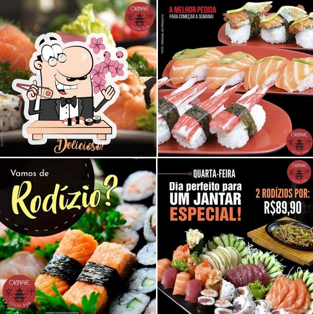 Escolha diversas opções de sushi