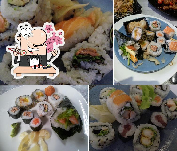 Scegli le diverse opzioni di sushi