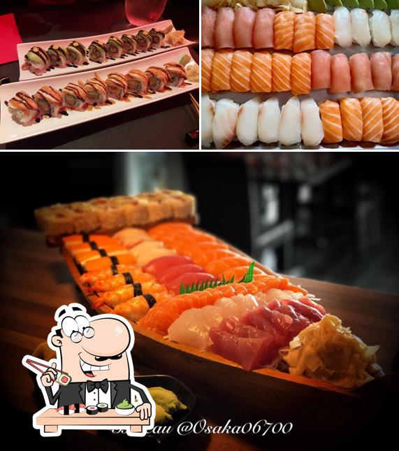 A Osaka, vous pouvez prendre des sushis