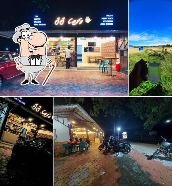 The exterior of JJ Cafe