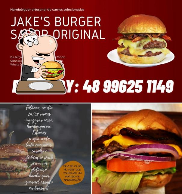 Hambúrguer em Jake's Hamburgueria