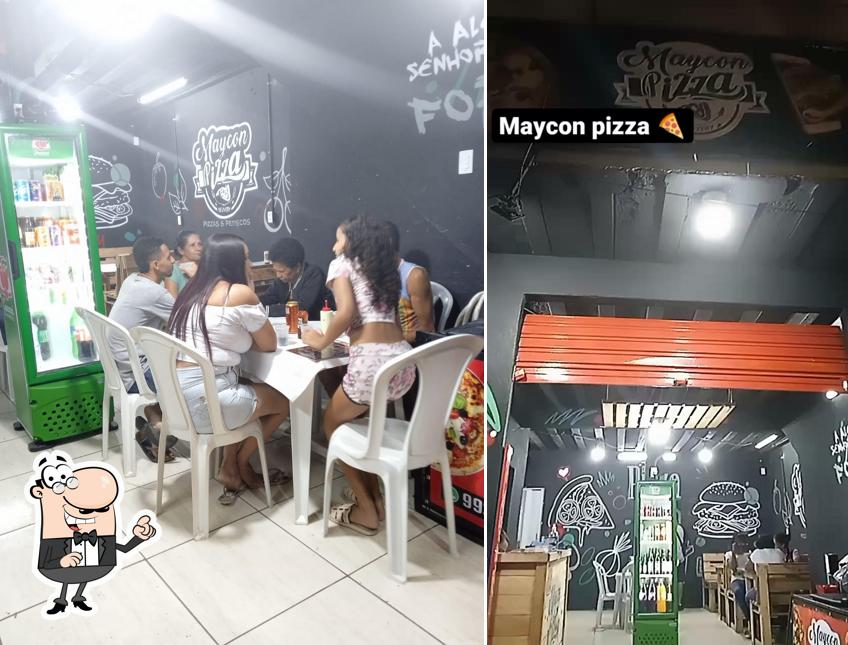 Veja imagens do interior do maycon pizza