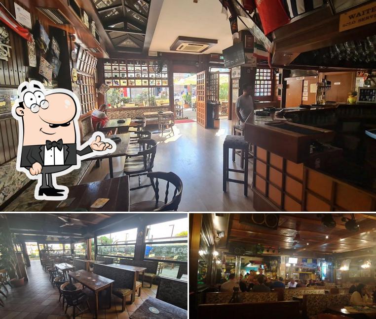 Gli interni di Rose&Crown pub