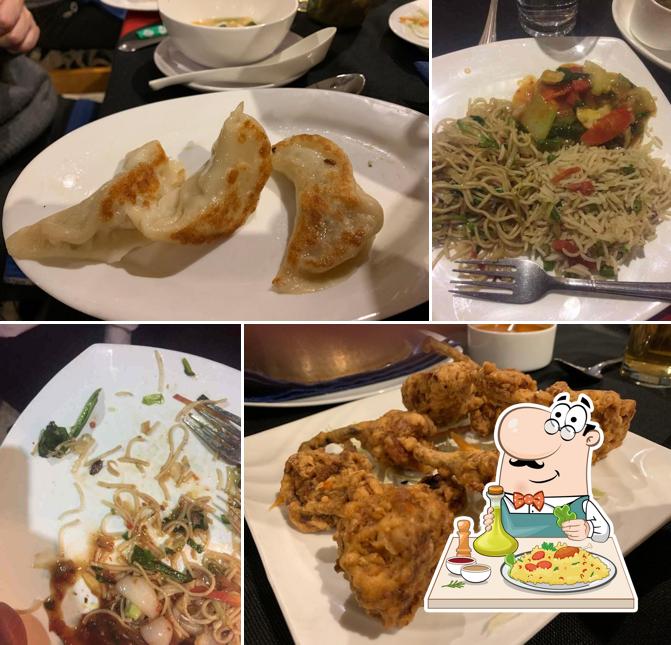 Food at Aka Saka Restaurant