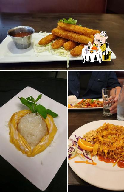 Еда в "Tuptim Thai Restaurant"