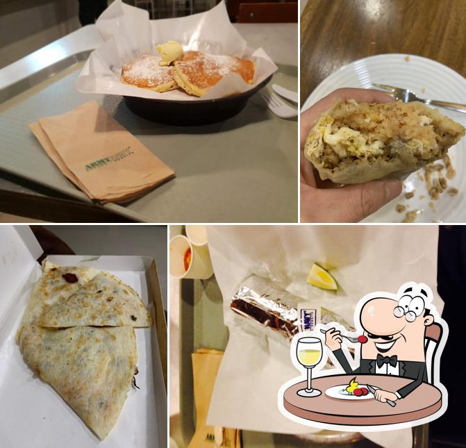 Meals at ArmyNavy Burger + Burrito