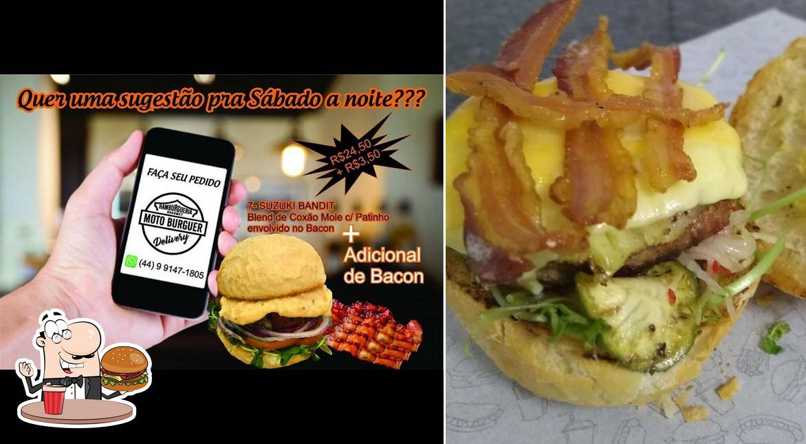 Os hambúrgueres do Moto Burguer Cia irão satisfazer uma variedade de gostos