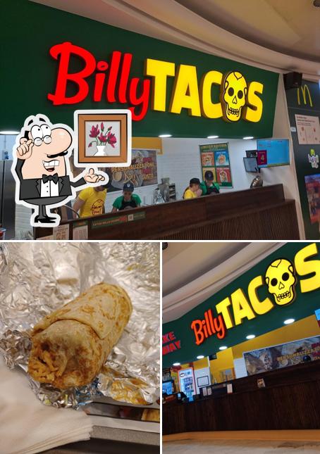 Tra le diverse cose da Billy Tacos - Aprilia si possono trovare la interni e cibo