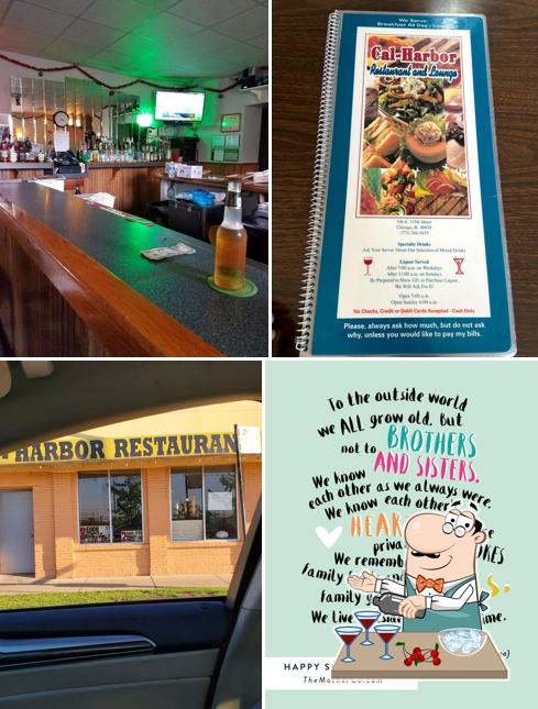 Cal-Harbor Restaurant & Lounge serves alcohol