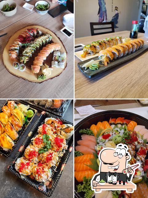 Essayez de nombreuses options de sushi