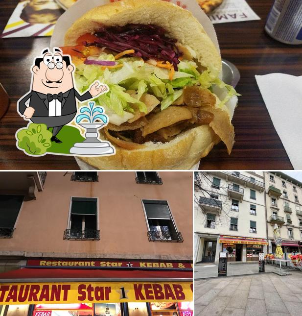 Dai un’occhiata alla immagine che presenta la esterno e cittadini di Star Kebab