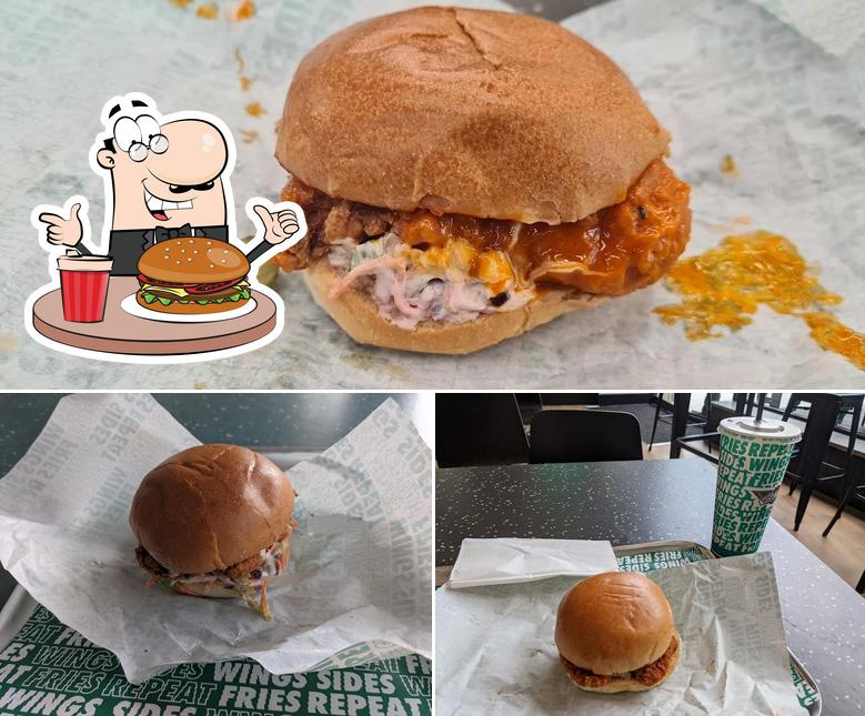 Try out a burger at Wingstop Birmingham Bullring