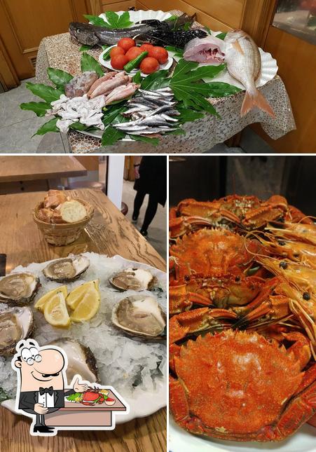 Попробуйте блюда с морепродуктами в "Izkiña Restaurante"