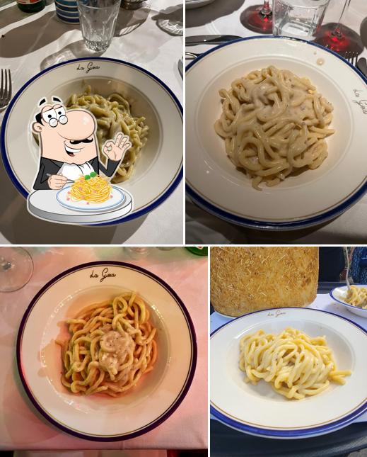 Spaghetti à la carbonara à La Gioia