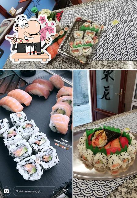 Scegli le varie opzioni di sushi