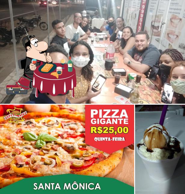 Lanchonete e pizzaria experimenta oferece uma variedade de sobremesas