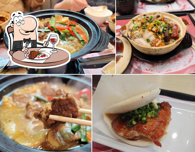 Закажите блюда из мяса в "Super Super Congee & Noodles"