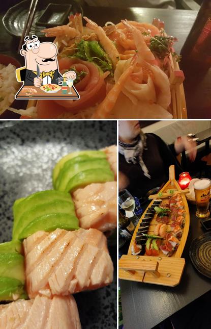 Food at Susu Sushi og Nikkei Restaurant