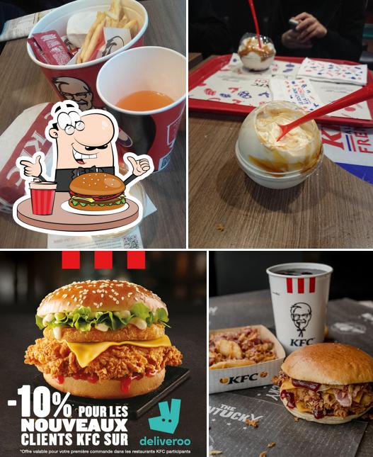 Hamburger à KFC Agen-Boé