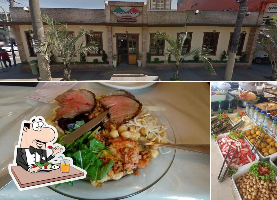 Confira a foto apresentando comida e exterior a Chão Gaucho Steak House - Churrascaria e Pizzaria