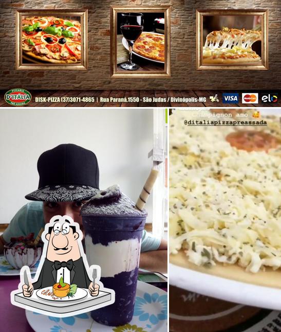 Comida em D'Italia pizzaria pré assada