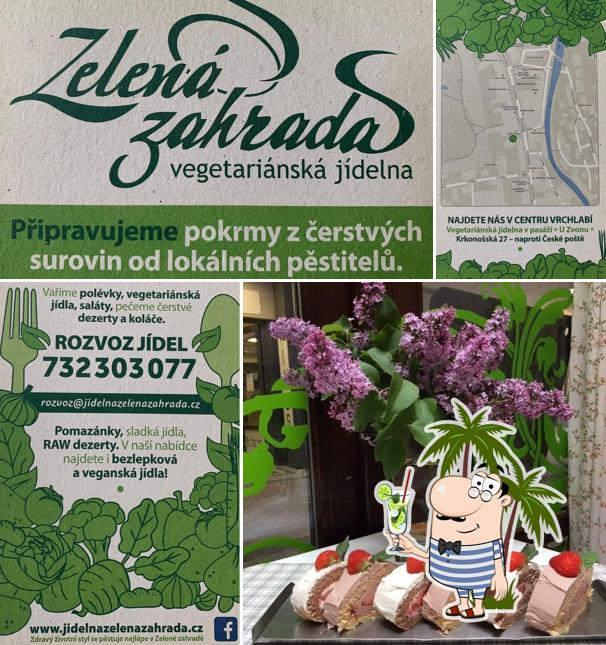 Взгляните на фотографию ресторана "Zelená zahrada vegetariánská jídelna"