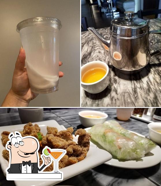 Check out the image depicting drink and food at Merivale Noodle House