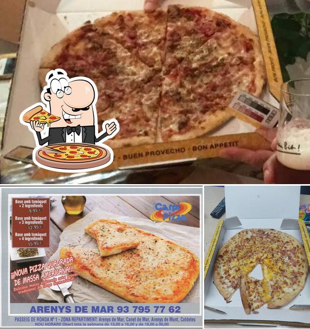 Попробуйте пиццу в "Carpi Pizza Arenys"