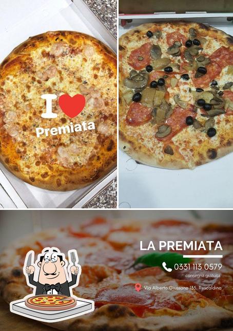 Essayez des pizzas à Pizzeria La Premiata Rescaldina