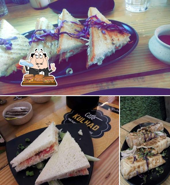 Grab a sandwich at Cafe Kulhad