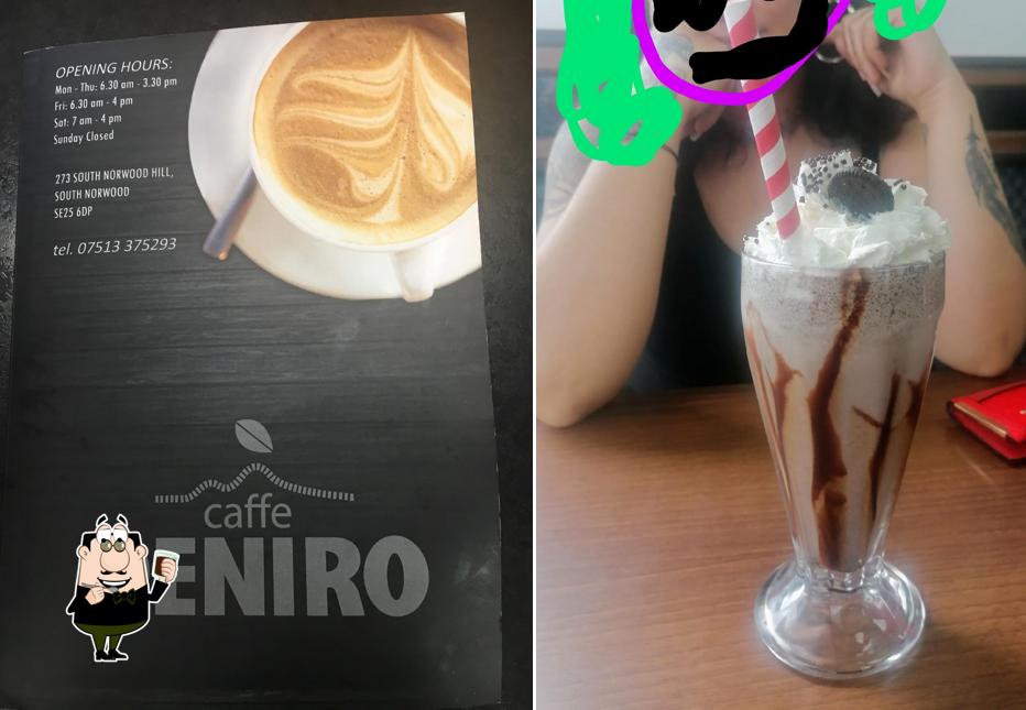 Café De Niro tiene distintas bebidas