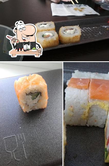 Try out different sushi options