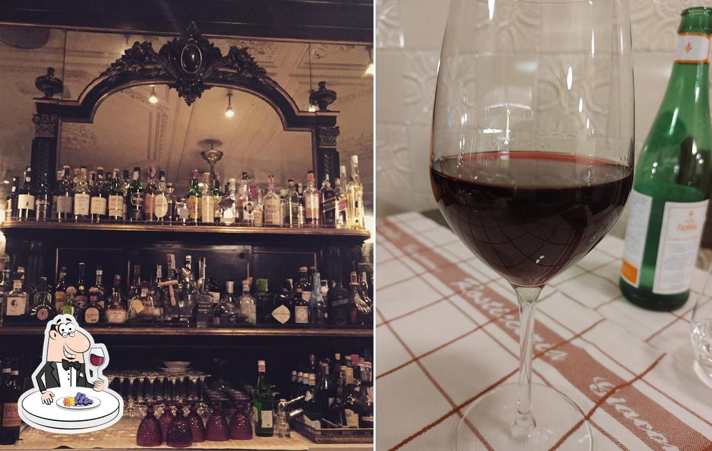 It’s nice to savour a glass of wine at Giacomo Rosticceria
