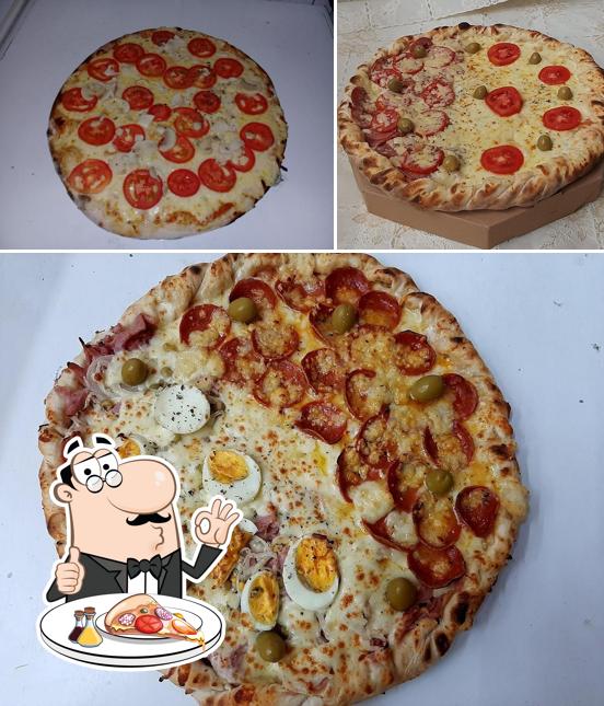 Escolha diversos tipos de pizza