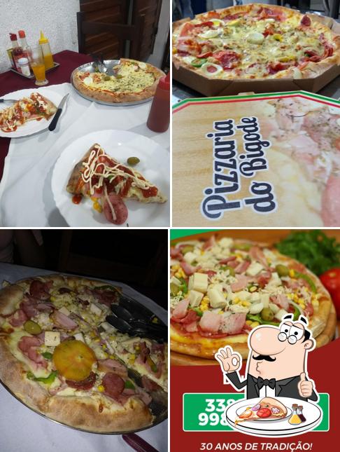 Consiga pizza no Pizzaria do Bigode