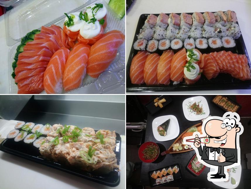 Sushi rolls are offered by Sushi Inkaza