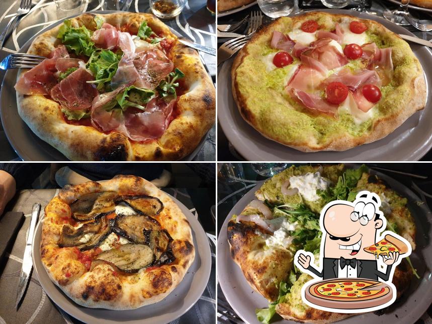 Essayez des pizzas à Giambertone Cucina Pizza Gourmet