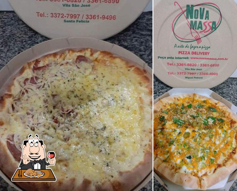 Consiga pizza no Nova Massa